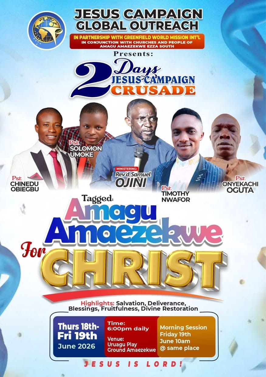 Four Days Jesus Campaign Global Outreach flyer